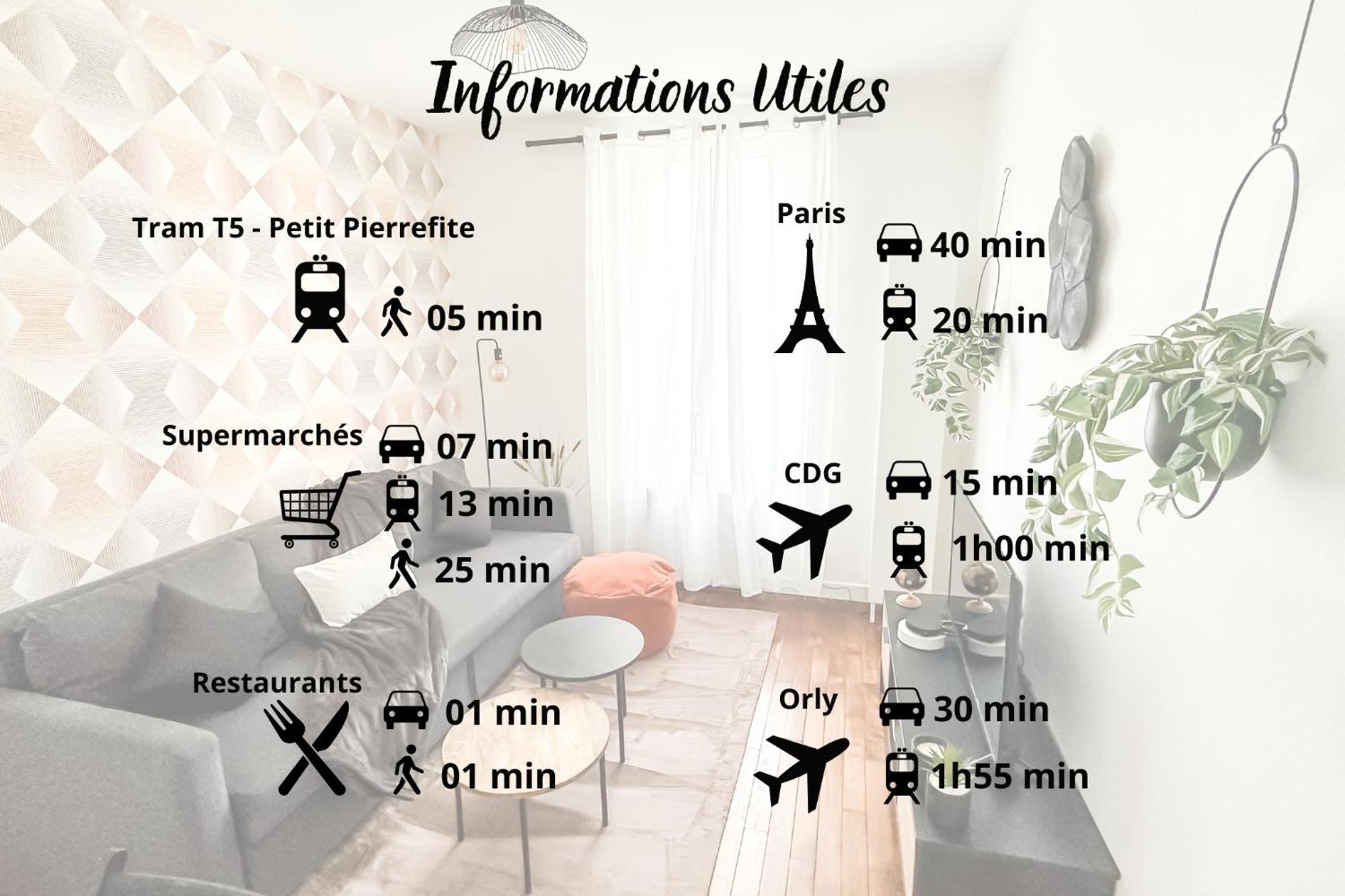 Apartment Le Trendy Spot - Universite De Saint-denis Pierrefitte-sur-Seine